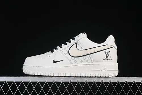 All categories Nk Air Force 1 Air Force series Nk Air Force 1 Low Air Force low-top Nike Air Force 1'07 Low LV joint off-white small black hook Air Force 1 low-top casual sneakers CS5288-035